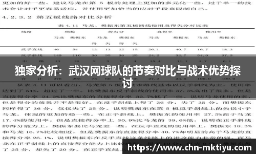 独家分析：武汉网球队的节奏对比与战术优势探讨